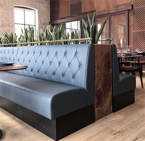 Restaurant booth sofa