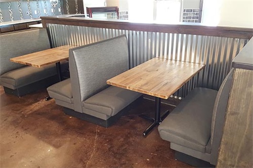 Restaurant booth sofa