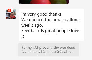 Customer feedback