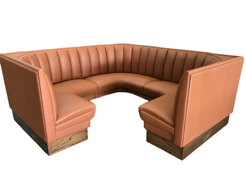 Curved Luxury Booth Seating for Hotels and Restaurants | Ideal for Commercial Spaces