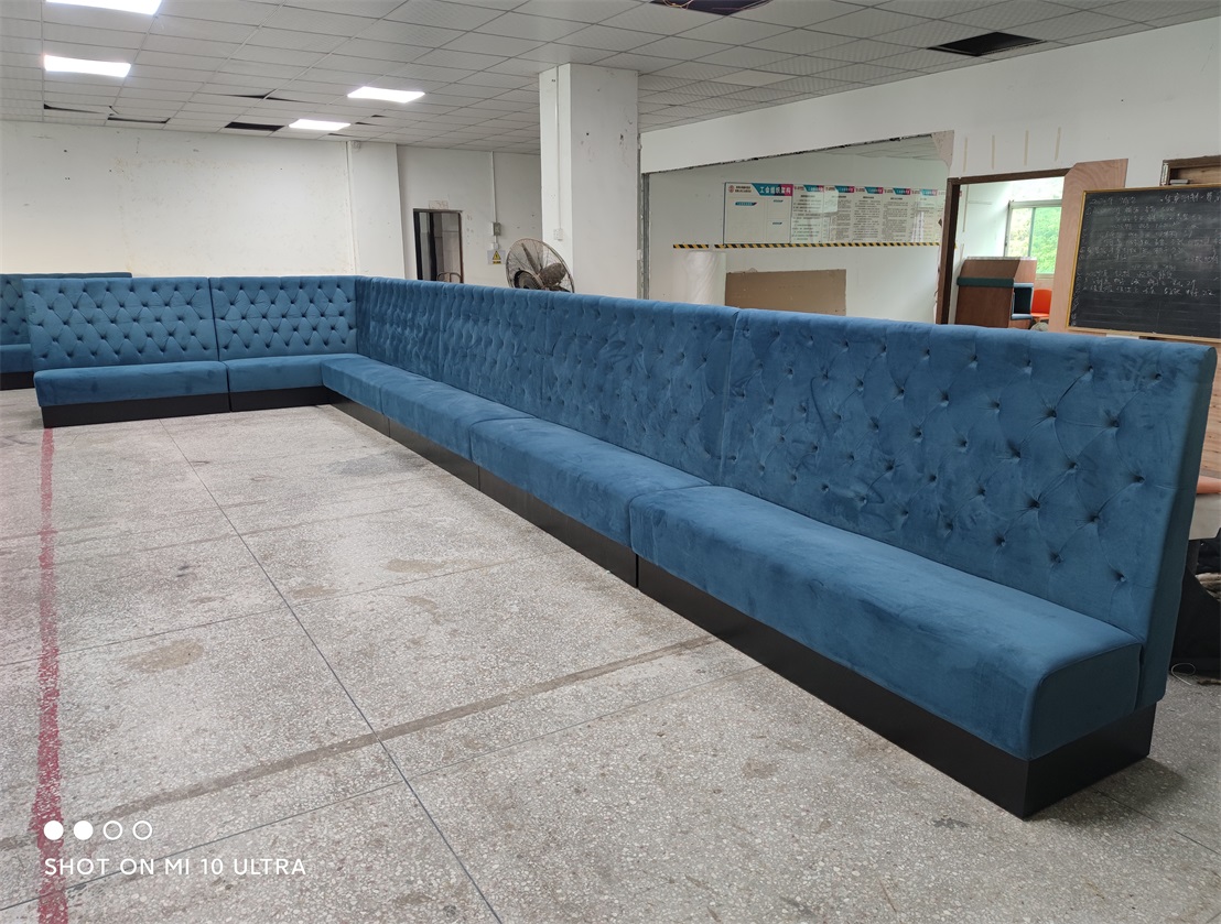 ktv button sofa