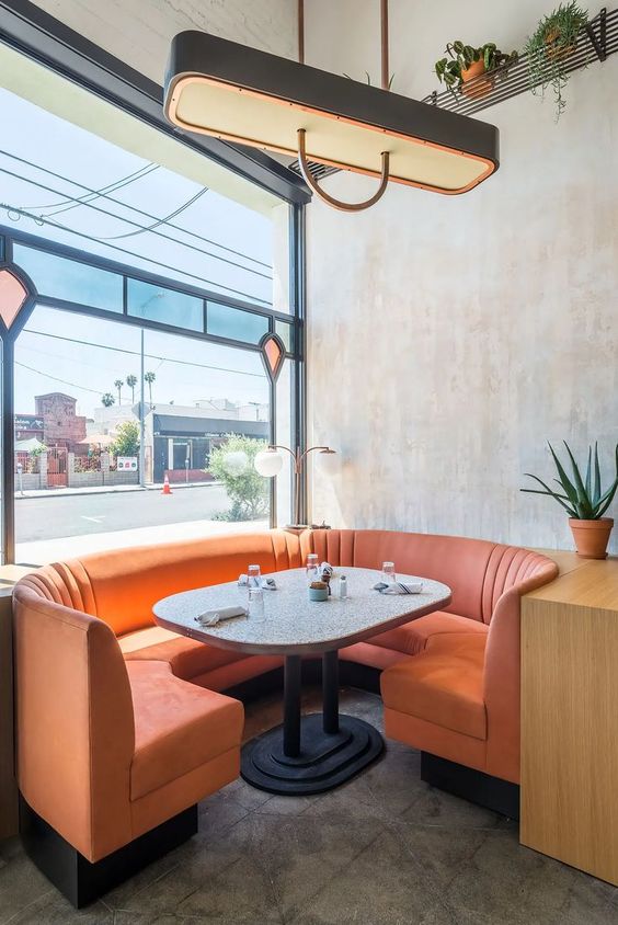 Small Restaurants Booth Seating 