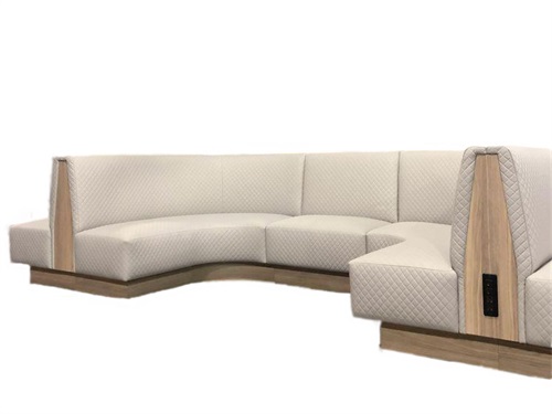 U-Shaped Booth Seating Sofa for Hotel Restaurants – Premium Customizable Dining Booth