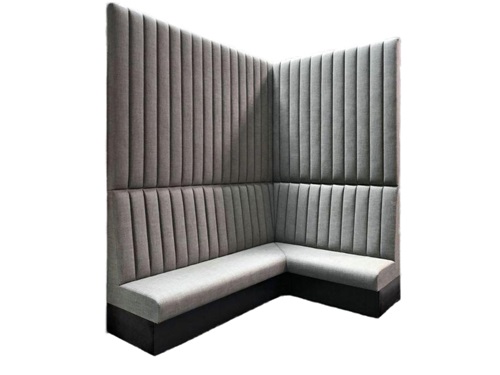 Modern L-Shaped Wall Bench Booth Seating for Western Restaurants