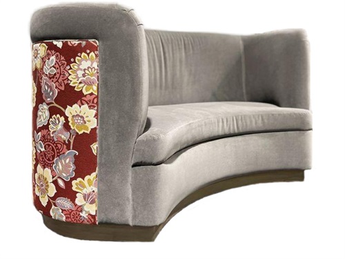 Custom Curved Hotel Booth Sofa | Luxurious and Comfortable Commercial Seating