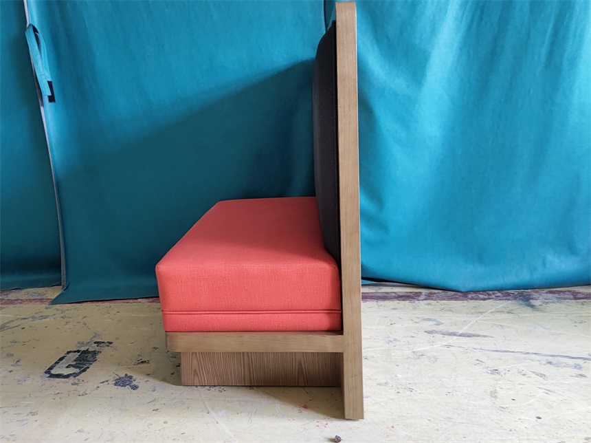 wood frame booth