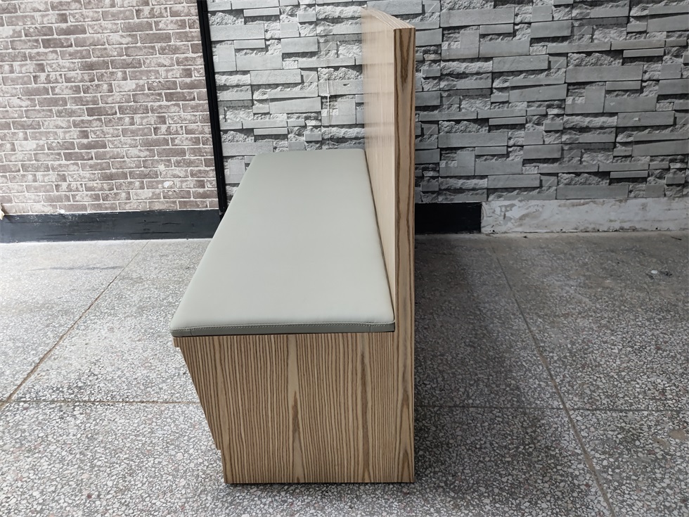 Modern Wooden Booth Seating for BBQ Restaurants