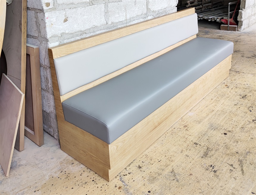 Modern Wood-Framed Booth Seating for Hot Pot Restaurants