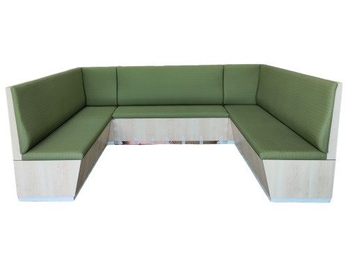 Custom U-Shaped Booth Sofa for Hot Pot Restaurants | Stylish, Comfortable, Durable Seating