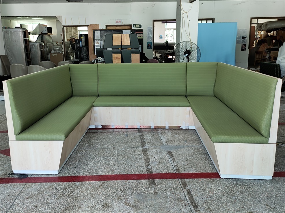 Custom U-Shaped Booth Sofa for Hot Pot Restaurants | Durable & Stylish Seating