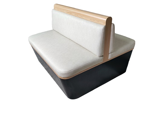 Modern Double-Sided Booth Seating for Barbecue Restaurants – Stylish and Durable