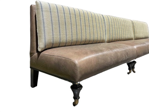High-End Western Restaurant Booth Sofa | Durable and Stylish Dining Seating