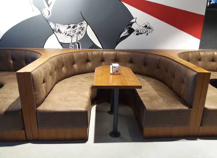 High-End Restaurant Booth Seating