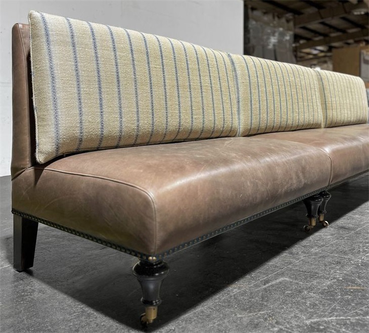 high-end restaurant booth seating
