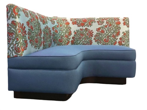 Curved KTV Booth Sofa - Comfortable, Stylish & Durable Seating