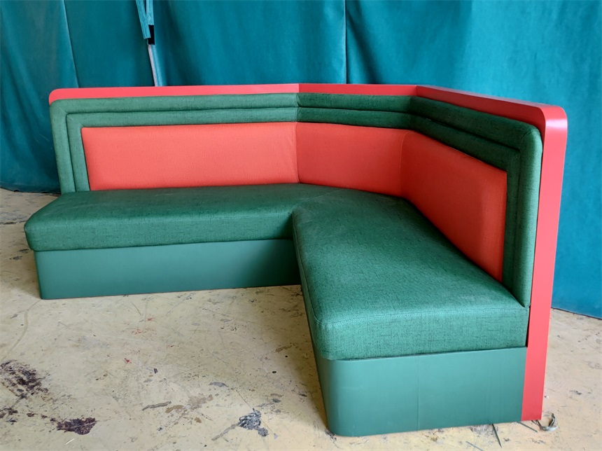 L-Shaped Restaurant Booths