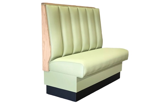 High-End PU Leather Modern Minimalist Booth Sofa for Restaurants