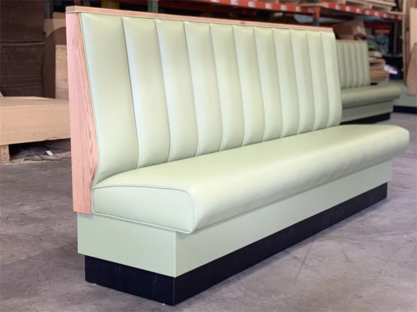 PU leather booth sofa