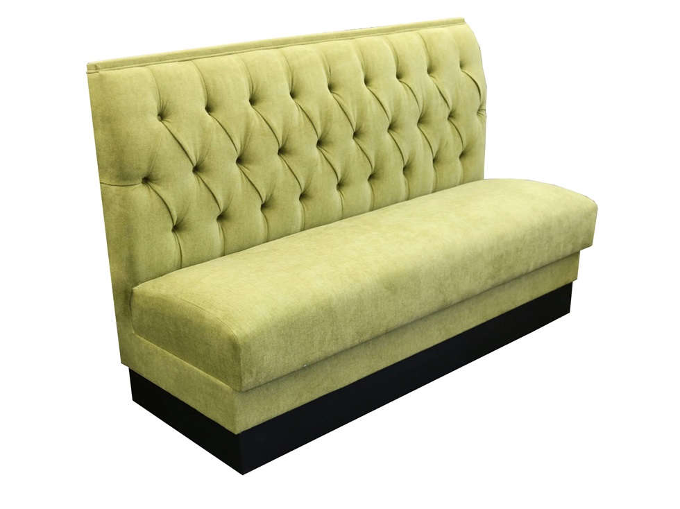 Luxury Green Velvet High Back KTV Sofa with Diamond Quilting Design – Modern Style, Comfortable & Durable