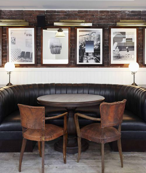 Corner Booth Seating for Restaurants