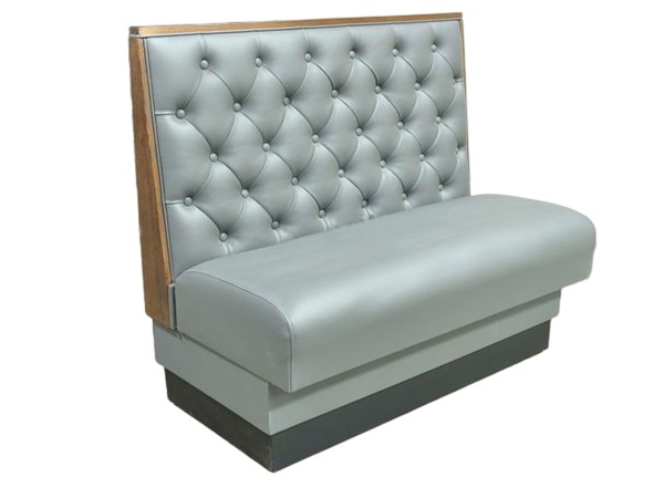 Classic Button-Tufted Cafe Booth Seating