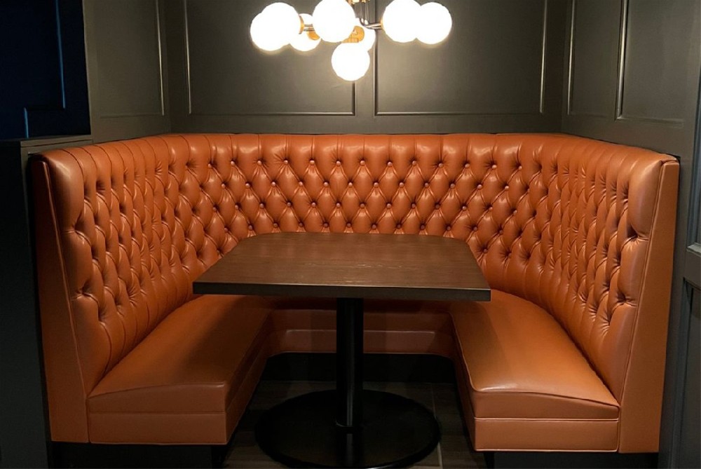 modern restaurant booths