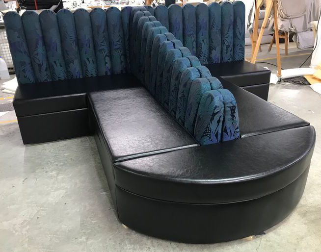 club booth seating sofa