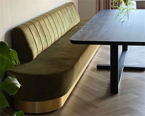contemporary booth seating