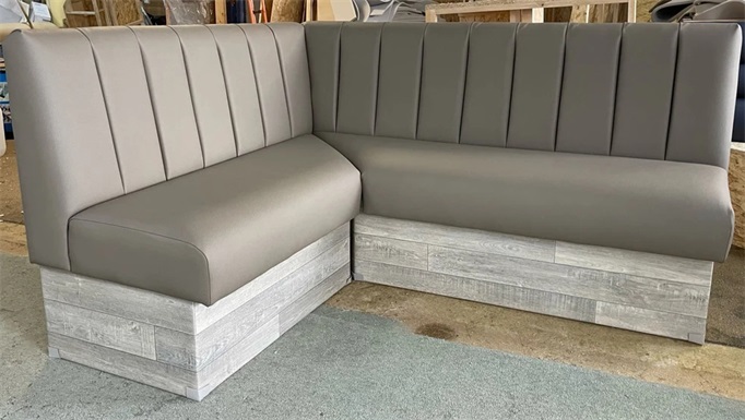 Modern L-Shaped Nightclub Corner Booth Seating