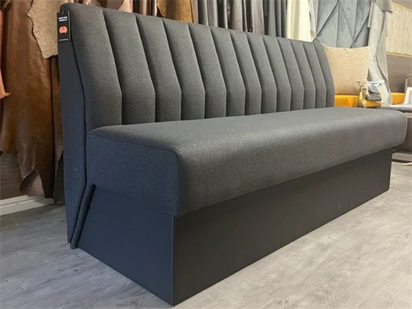 Modern Restaurant Booth Seating - Durable Fabric Commercial Banquette
