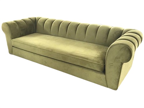 Custom Hotel Velvet Leisure Sofa | High-End Comfort Three-Seater Sofa