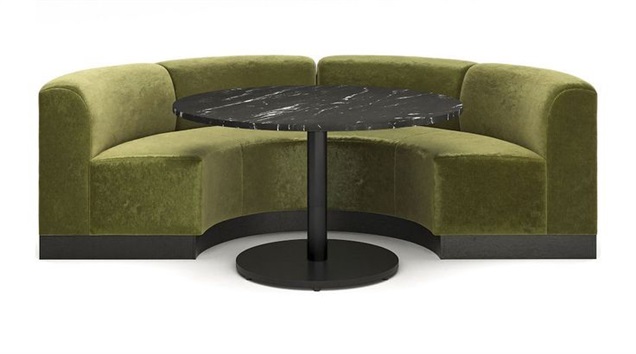 round seating booth