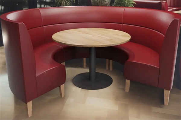round seating booth