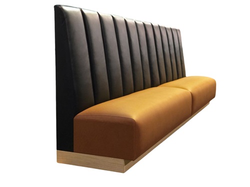 Commercial Restaurant Booth Seating | Durable High-Back Banquette Sofa for Hot Pot Restaurants