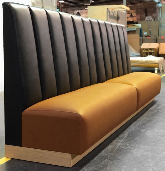 Commercial Restaurant Booth Seating | Durable High-Back Banquette Sofa for Hot Pot Restaurants