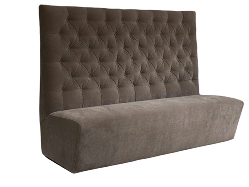 High Back Tufted Banquette Booth Seating – Perfect for Cafes, Restaurants, and Elegant Spaces