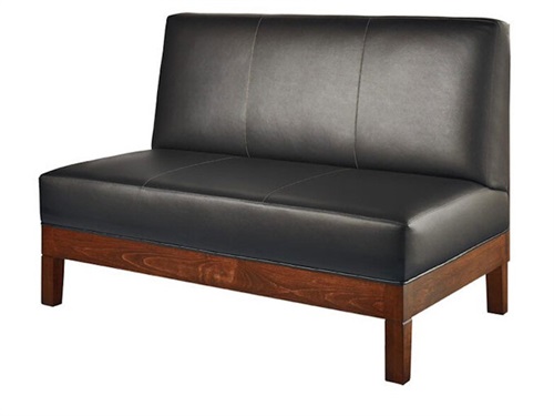 Commercial Restaurant Double Booth Sofa | Waterproof and Durable Leather Upholstered Booth Seating
