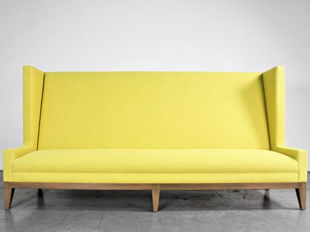 High-Back Banquette Booth Sofa for Clubs and Lounges