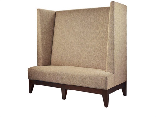 High-Back Banquette Booth Sofa for Clubs and Lounges