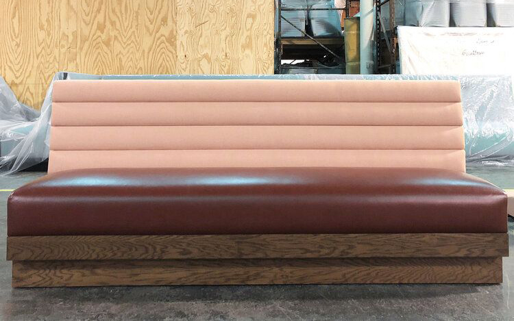 night club Leather sofa