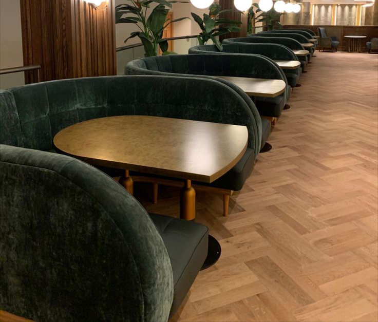 u-shaped seating