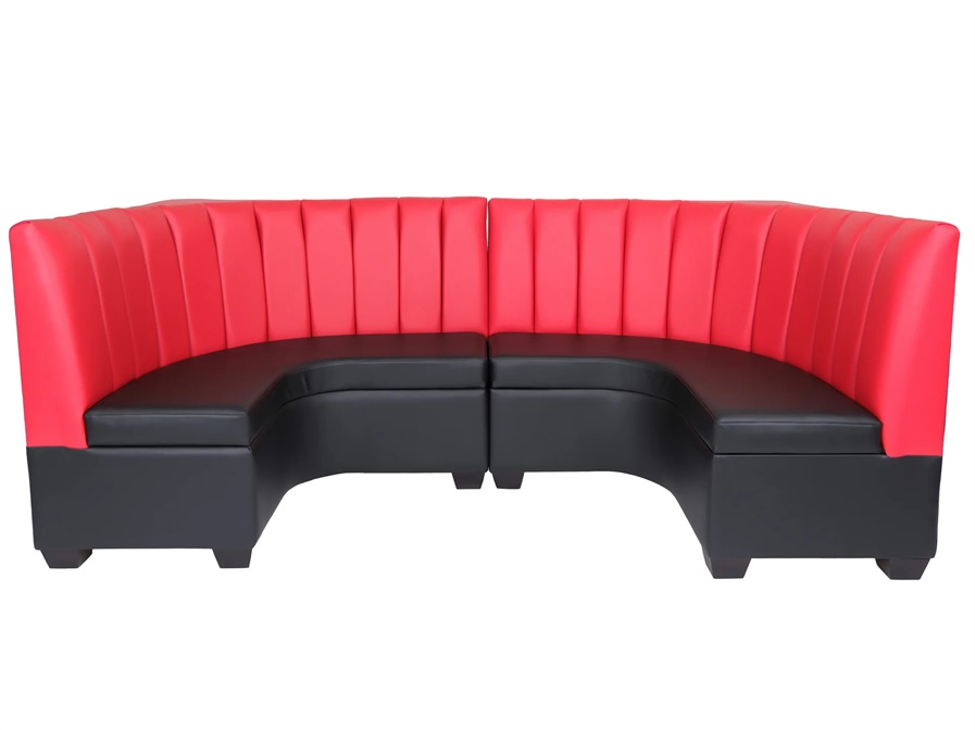 Luxury U-Shaped PU Leather Booth Sofa - Comfortable Design for Hotels and Restaurants