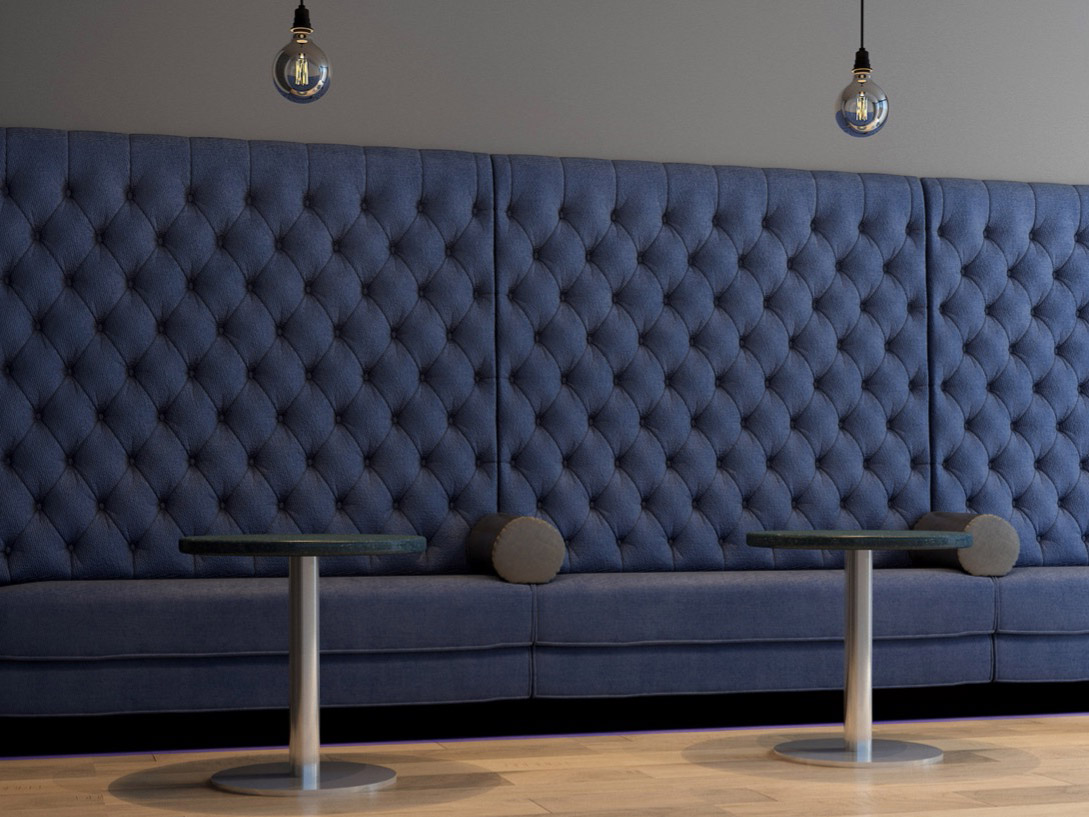 high back tufted sofa