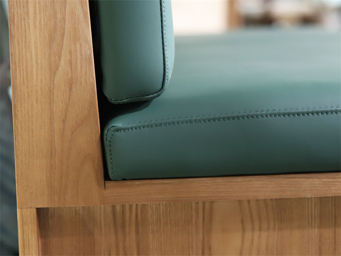 Comfortable and durable restaurant booth with eco-friendly materials