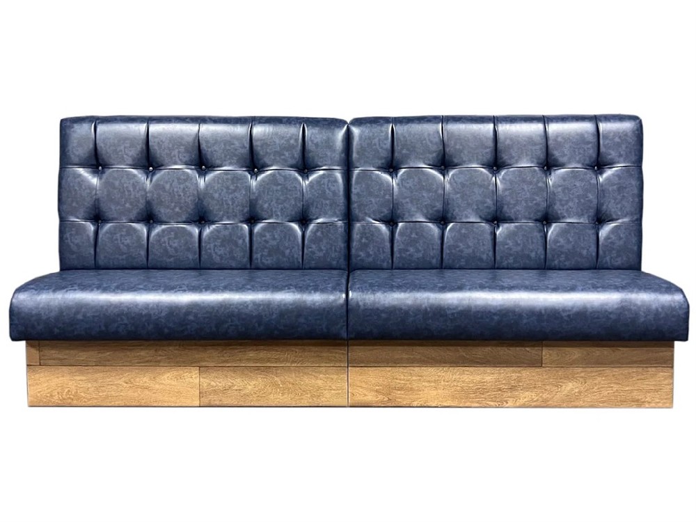 Sophisticated Vinyl Banquette Booth Seating for Hotel Restaurants