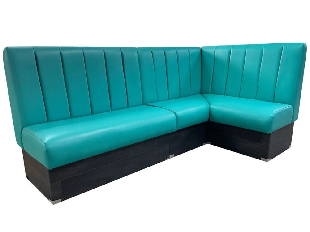 L-Shaped Booth Seating | Karaoke Corner Sofa | Premium Restaurant Bench