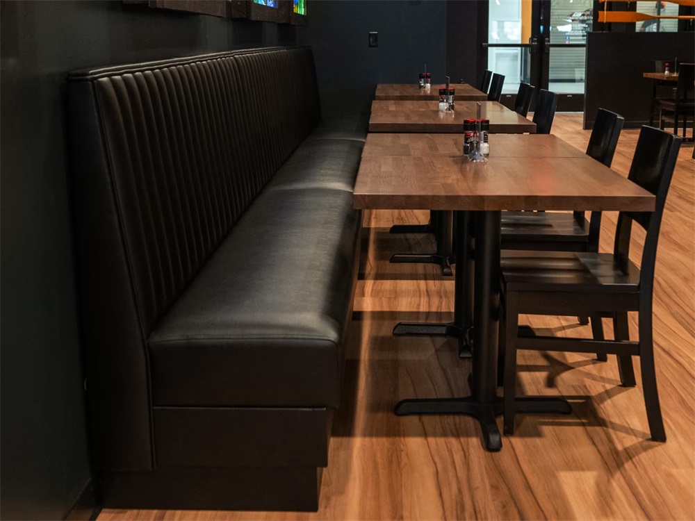 Leather nightclub booths