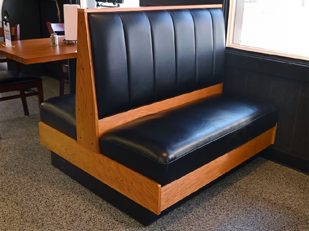 upholstered banquette seating