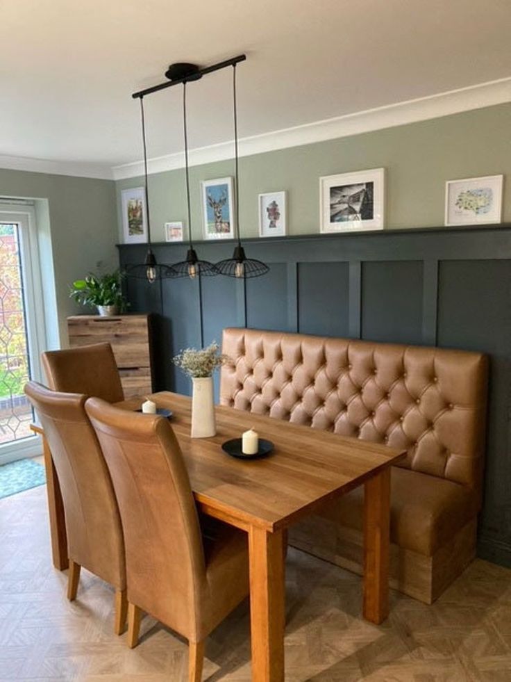 small cafe booth seating design in modern café