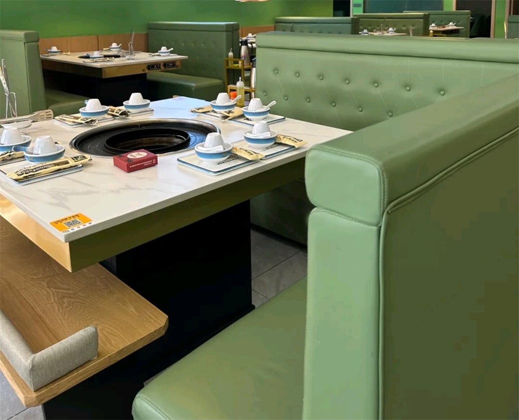 booth seating for hot pot restaurant